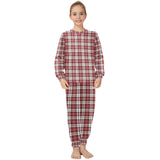 Girls' Tartan Long Pyjama Set - Free P&P Worldwide
