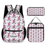 Arran Fling Tartan Dancer - Highland Dancer Kids Tartan Backpack, Lunch Bag & Pencil Case - Free p&p Worldwide