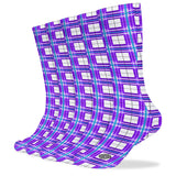✨'Gigha Sky' Tartan Knee Length Kids Socks (1 Pairs)✨