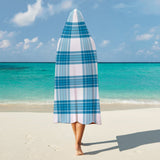 Kids Cosy Tartan Hooded Blanket (40" x 50") - Free p&p Worldwide