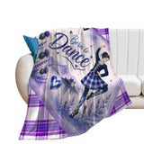Highland Dancer Blanket - Free p&p Worldwide