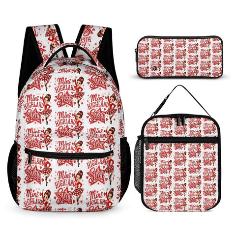 Highland Dancer Kids Backpack, Lunch Bag & Pencil Case - Free p&p Worldwide