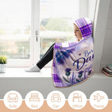 Kids Cosy Tartan Hooded Blanket Free p&p Worldwide