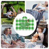 Kids Cosy Tartan Hooded Blanket  Free p&p Worldwide