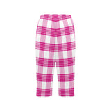 Tartan Cropped Pajama Pants - Free P&P Worldwide