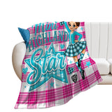 Highland Dancer Blanket - Free p&p Worldwide