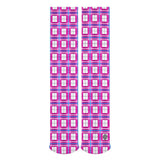 ✨ 'Islay Sky' Tartan Knee Length  Kids Socks (1 Pairs)✨