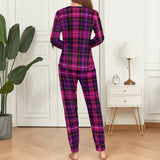 Tartan Soft Women's Pajama Set - FREE P&P Worldwide