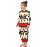 Girls' Tartan Long Pyjama Set - Free P&P Worldwide