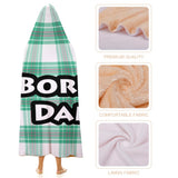 Kids Cosy Tartan Hooded Blanket (40" x 50") - Free p&p Worldwide