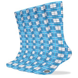 ✨ 'Jura Sky' Tartan Knee Length  Kids Socks (1 Pairs)✨