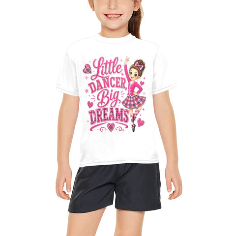 Highland Dancer Youth Crew Neck T-Shirt - FREE p&p Worldwide
