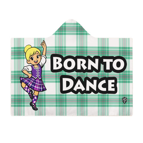 Kids Cosy Tartan Hooded Blanket (40" x 50") - Free p&p Worldwide