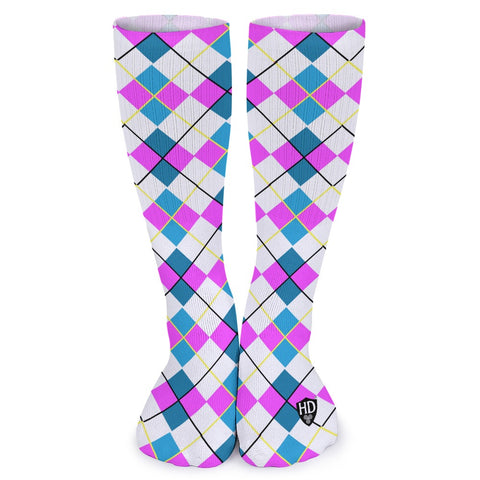 Highland Dancer Knee Practice Length Kids Socks