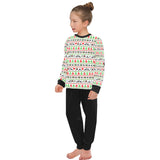 Girls' Tartan Long Pyjama Set - Free P&P Worldwide