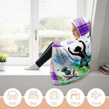 Kids Cosy Tartan Hooded Blanket Free p&p Worldwide