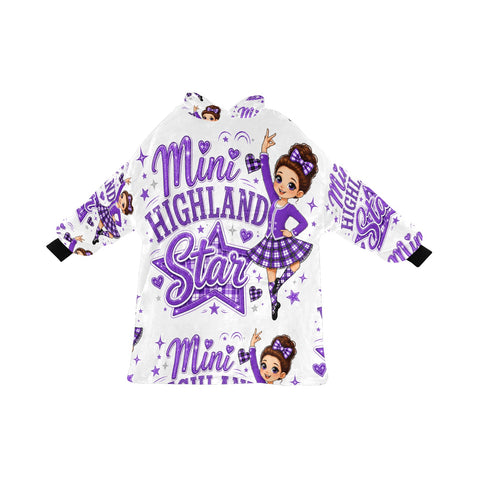 Highland Dancer Blanket Hoodie for Kids - FREE p&p Worldwide