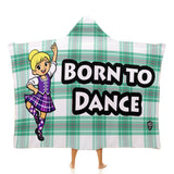 Kids Cosy Tartan Hooded Blanket (40" x 50") - Free p&p Worldwide