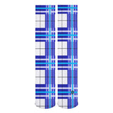 ✨'Cumbrae Sky' Tartan Knee Length Happy Tartan® Kids Socks (1 Pairs)✨