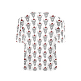 Big Girls' All Over Print Crew Neck T-Shirt(T40-2)
