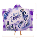 Kids Cosy Tartan Hooded Blanket Free p&p Worldwide