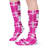 ✨ 'Arran Sky' Tartan Knee Length Kids Socks (1 Pairs)✨
