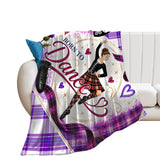 Highland Dancer Blanket - Free p&p Worldwide
