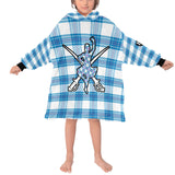 Jura Mist Tartan - Bute Sky Dancer - Highland Dancer Blanket Hoodie for Kids - FREE p&p Worldwide
