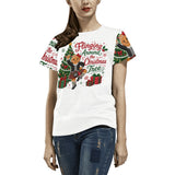 Women's Christmas Tee - Free p&p Worldwide