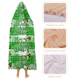 Kids Cosy Tartan Hooded Blanket  Free p&p Worldwide