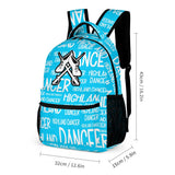 Highland Dancer Kids Backpack, Lunch Bag & Pencil Case - Free p&p Worldwide