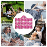 Kids Cosy Tartan Hooded Blanket  Free p&p Worldwide