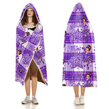 Kids Cosy Tartan Hooded Blanket  Free p&p Worldwide