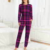 Tartan Soft Women's Pajama Set - FREE P&P Worldwide