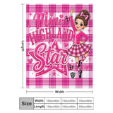Highland Dancer Blanket - Free p&p Worldwide