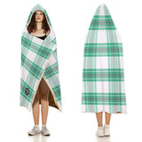 Kids Cosy Tartan Hooded Blanket (40" x 50") - Free p&p Worldwide