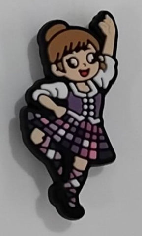 HD Purple Dancer - Shoe Charm  Free p&p in the UK