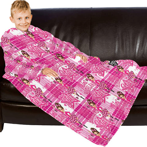 Highland Dancer Kids Blanket Robe with Sleeves - Free P&P Worldwide