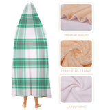 Kids Cosy Tartan Hooded Blanket (40" x 50") - Free p&p Worldwide