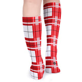 ✨ 'Mull Sky' Tartan Knee Length Kids Socks (1 Pairs)✨Free p&p UK