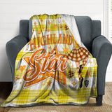 Highland Dancer Blanket - Free p&p Worldwide