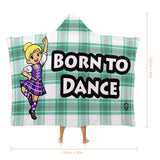 Kids Cosy Tartan Hooded Blanket (40" x 50") - Free p&p Worldwide