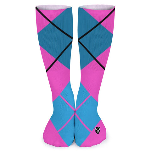 Highland Dancer Knee Practice Length Kids Socks