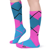 Highland Dancer Knee Practice Length Kids Socks
