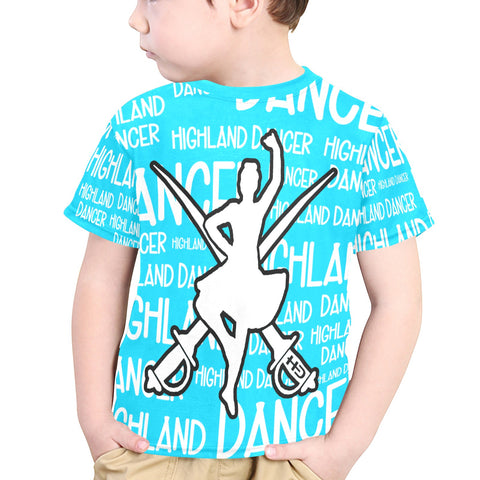 Highland Dancer Kids T-Shirt - Free p&p Worldwide