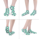 ✨'Iona Sky' Tartan Kids Socks (1 Pairs)✨Free p&p UK