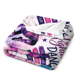 Highland Dancer Blanket - Free p&p Worldwide