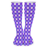 ✨ 'Gigha Sky' Tartan Knee Length Kids Socks (1 Pairs)✨