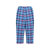 Tartan Cropped Pajama Pants - Free P&P Worldwide