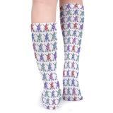 Highland Dancer Knee Practice Length Kids Socks